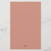 Strawberries Baby Bingo Game Card Briefpapier (Rückseite)