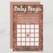 Strawberries Baby Bingo Game Card Briefpapier (Vorne/Hinten)