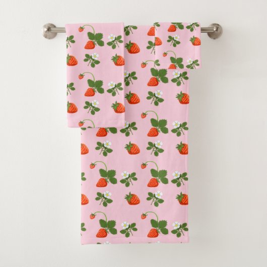 Strawberries Badhandtuch Set (Insitu)
