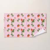 Strawberries Badhandtuch Set (Handtuch)