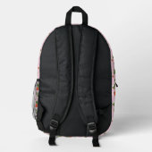 Strawberries Bedruckter Rucksack (Rückseite)