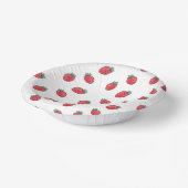 Strawberries Birthday Party Pappteller (Gewinkelt)