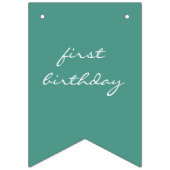 Strawberries Cub Beary Berry erster Geburtstag Wimpelkette (Zweite Fahne)