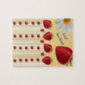 Strawberries Daisy Jigsaw Puzzle Daisy (Horizontal)