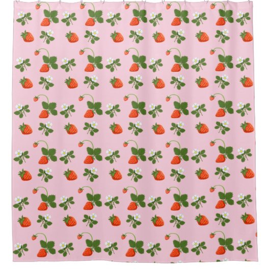 Strawberries Duschvorhang (Vorderseite)