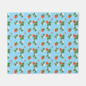 Strawberries Fleecedecke (Vorderseite (Horizontal))