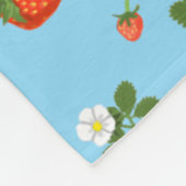 Strawberries Fleecedecke (Ecke)