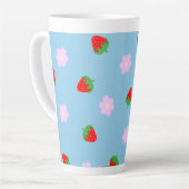 Strawberries & Flowers Milchtasse (Linke Ecke)
