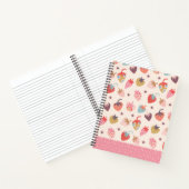 Strawberries fun Spiral Notebook Notizblock (Innenseite)