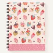 Strawberries fun Spiral Notebook Notizblock (Vorderseite)