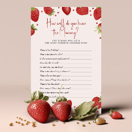 Strawberries Game Wie gut kennen Sie Mommy?