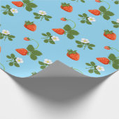 Strawberries Geschenkpapier (Ecke)