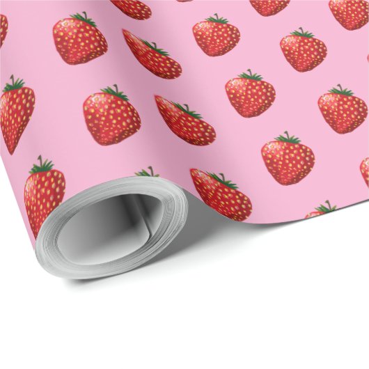 Strawberries Geschenkpapier (Rolleneckpunkt)