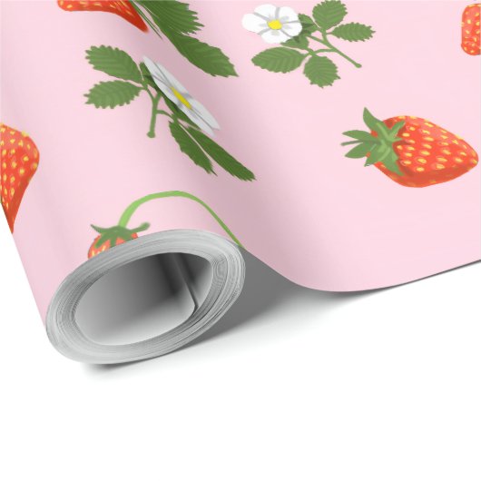 Strawberries Geschenkpapier (Rolleneckpunkt)