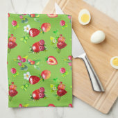 STRAWBERRIES GESCHIRRTUCH (Viertel Falte)