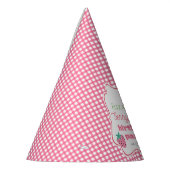 Strawberries Girl's Berry First Birthday Party Partyhütchen (Links)