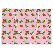 Strawberries Große Geschenktüte (Rückseite)