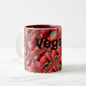 Strawberries hisst and vegan mug zweifarbige tasse (Vorderseite Links)