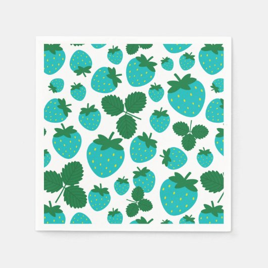 Strawberries Napkins Serviette (Vorderseite)