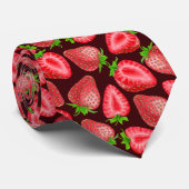 Strawberries Neck Tie Krawatte (Gerollt)