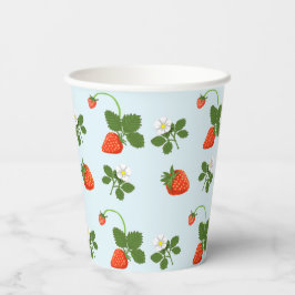 Strawberries Pappbecher