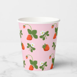 Strawberries Pappbecher