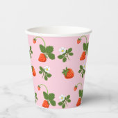 Strawberries Pappbecher (Vorderseite)