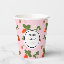 Strawberries Pappbecher