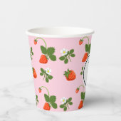 Strawberries Pappbecher (Vorderseite)