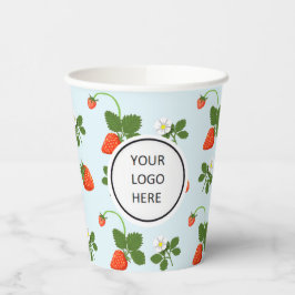 Strawberries Pappbecher