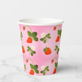 Strawberries Pappbecher (Vorderseite)
