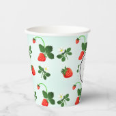 Strawberries Pappbecher (Vorderseite)