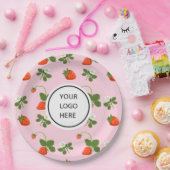 Strawberries Pappteller (Party)