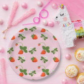 Strawberries Pappteller (Party)