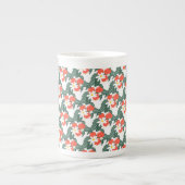 Strawberries Picking Pattern Handgezogene Patronen Porzellantasse (Vorderseite)