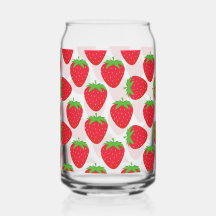 Strawberries Seamless Pattern