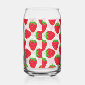 Strawberries Seamless Pattern Dosenglas (Rechts)