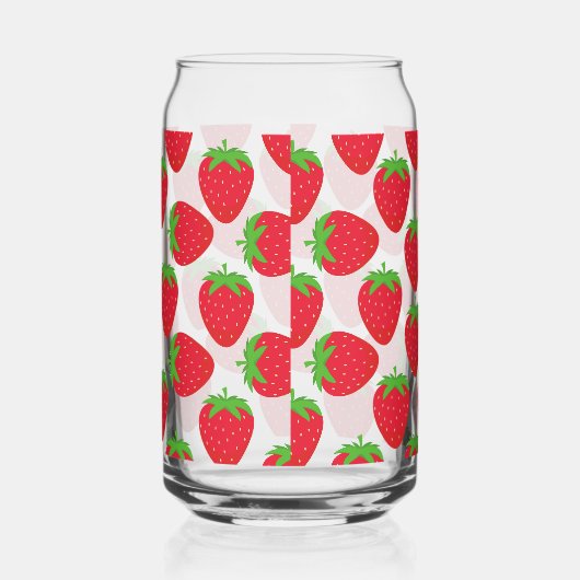 Strawberries Seamless Pattern Dosenglas (Links)