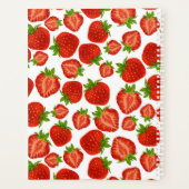 Strawberries Strawberry Retro Trendy Fun Planner Planer (Rückseite)