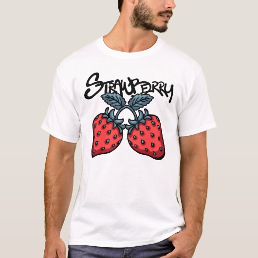 Strawberries streetwear T-Shirt (Vorderseite)