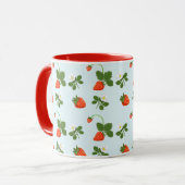 Strawberries Tasse (Vorderseite Links)
