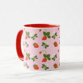 Strawberries Tasse (Vorderseite Links)