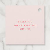 Strawberries Two Sweet 2nd Birthday Geschenkanhänger (Rückseite)