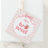 Strawberries Two Sweet 2nd Birthday Geschenkanhänger