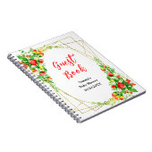 Strawberries und Daisies Baby Shower Guest Book Notizblock (Rechte Seite)