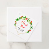 Strawberries und Daisies Wedding Vielen Dank Geschenkanhänger (Beispiel)