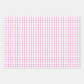 Strawberries und Rosa und Rot Gingham Geschenkpapier Set (Vorderseite 2)