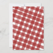 Strawberries White Pink Birthday Party Einladung (Rückseite)