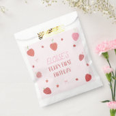 Strawberry 1. Berry First Birthday Favor Bags Geschenktütchen (Versiegelt)