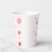 Strawberry 1. Berry First Birthday Paper Cups Pappbecher (Links)